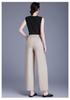 Spring 2026 Elegant Casual High Waist Wide Leg Pants for Middle-Aged and Elderly Women