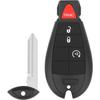 Key Fob Replacement for 2013-2021 Dodge Ram 1500/13-18 Ram 2500 3500 4500 5500 Car Keyless Entry Remote Control, GQ4-53T, 4 Buttons