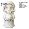 Home Window Display 3D Printed Grim Reaper Figurine Holding Pumpkin, Blank DIY Miniature Scene Ornaments Paintable Halloween Statue, Cute Desktop