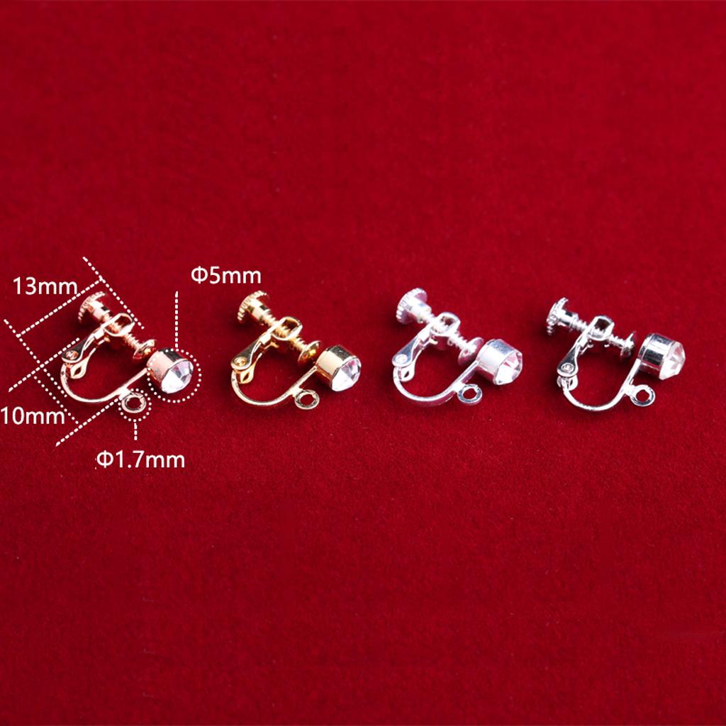 Clip on Jewelry Findings Replacements for DIY Earring Turn Any Studs