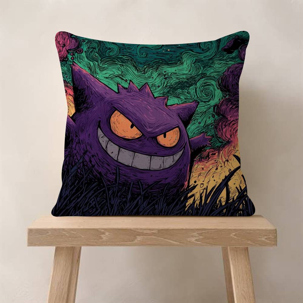 Pillowcases Home Bedding Decorative Pillow Cover Wedding Super Soft Pillow Case Cartoon Anime GGengar cool