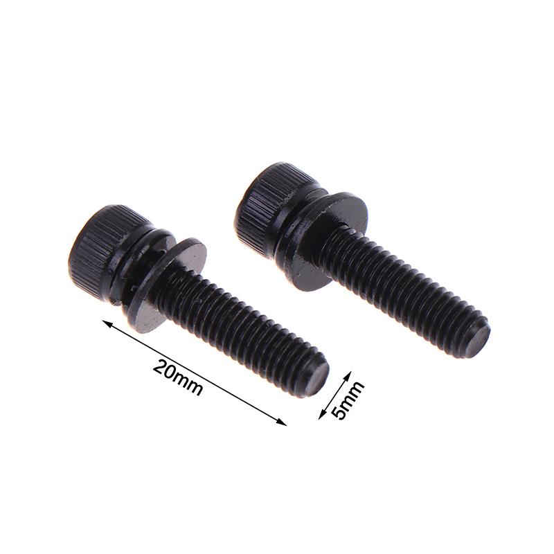 4/10Pcs Garden Power Tools Hardware Fasteners M5*20mm Hexagon Socket Bolt With Spring Pad And Flat Pad