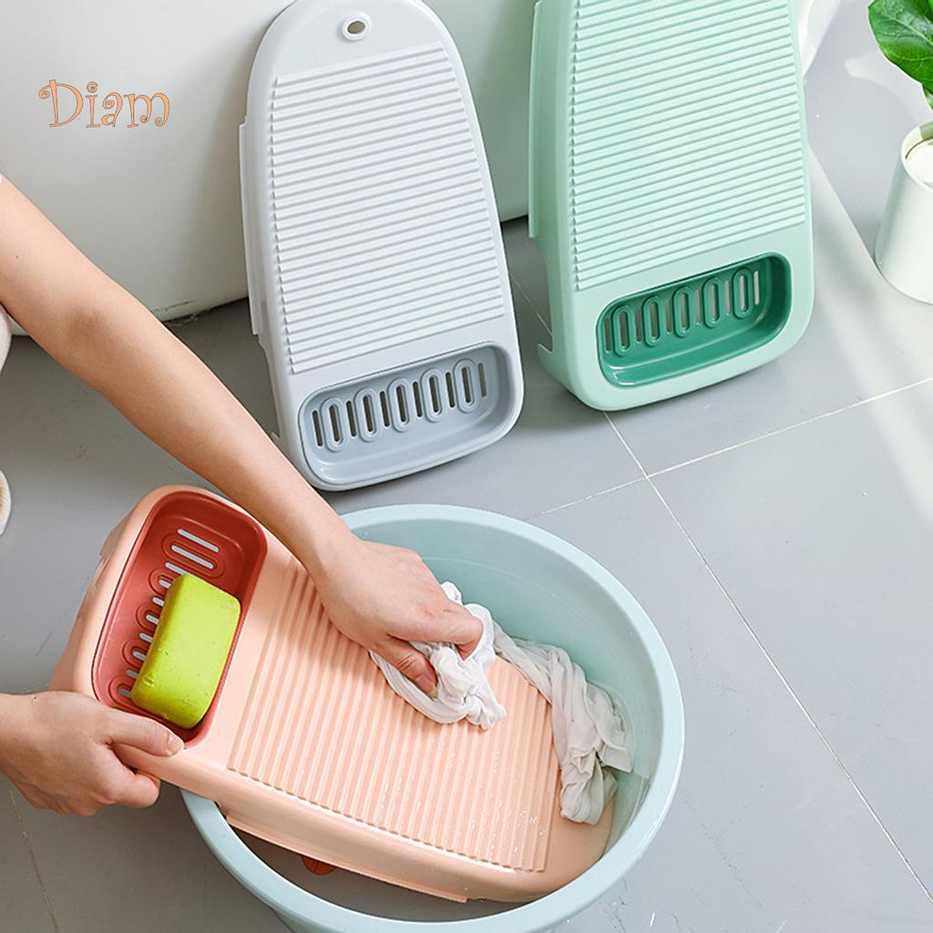 Buy TDStore Plastic Thickened Washboard with Draining Board Soap Box