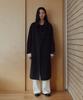 Laminez Single Handmade Long Coat - Charcoal