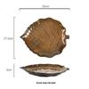 Lin Pan European Pastoral Ceramic Leaf Plate