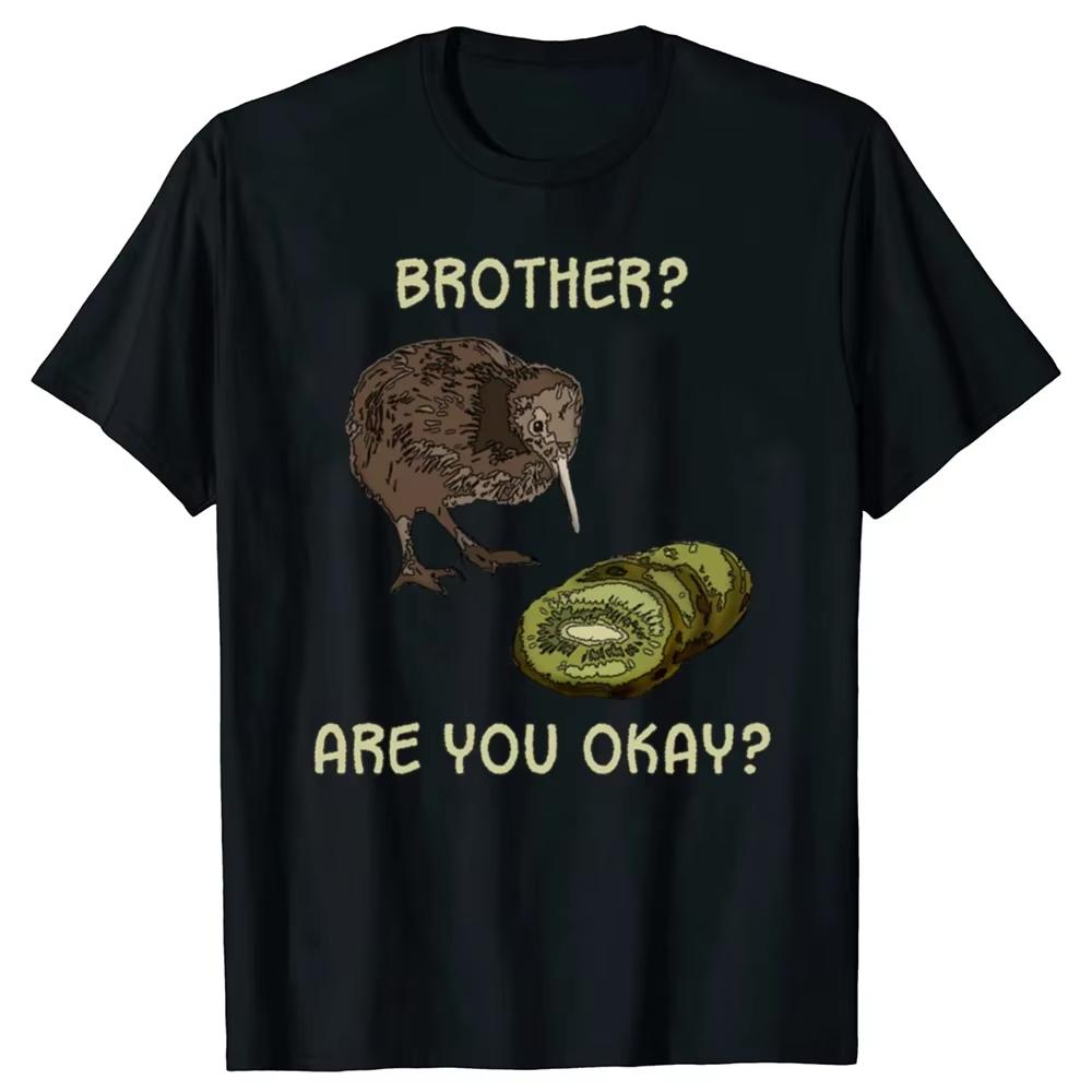 Funny The Kiwi Is Dead T Shirt Unisex Vintage New Zealand Bird Graphic Print Cotton Regular Fit Summer Streetwear Tee Top