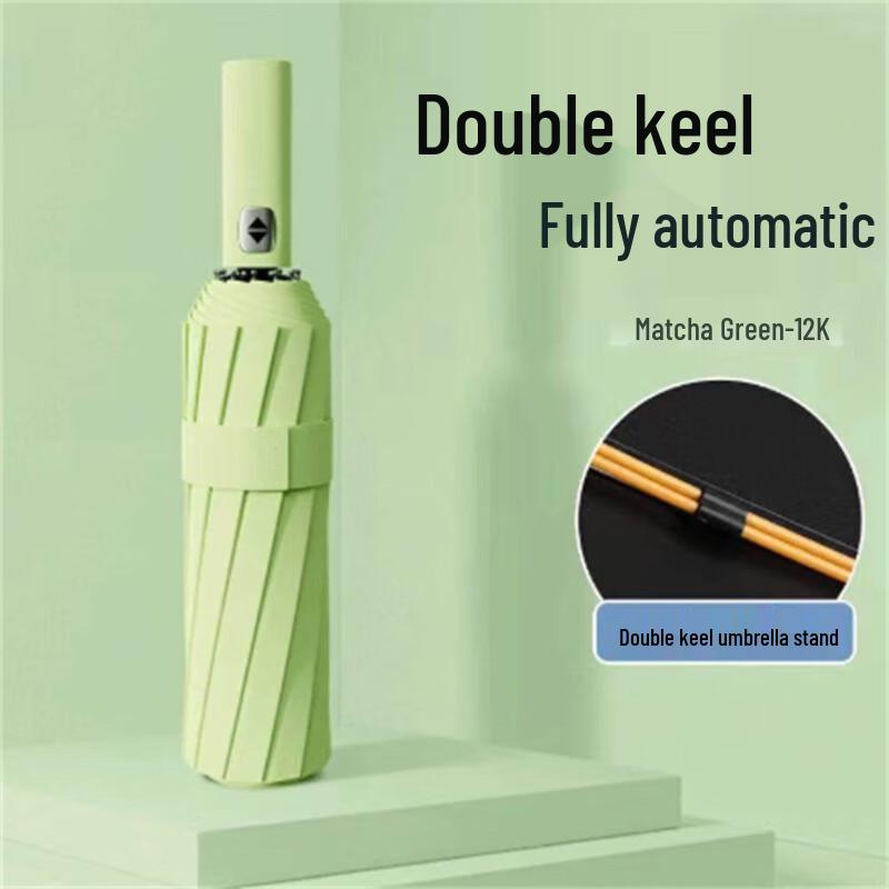 

Automatic UV Protection Black-Coated Travel Umbrella