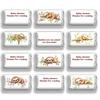 20sheets Leaf Paper Self Adhesive Mini  Bar Wrappers  Shower  Lable Stickers for    Shower Decor Sloth 116x140mm