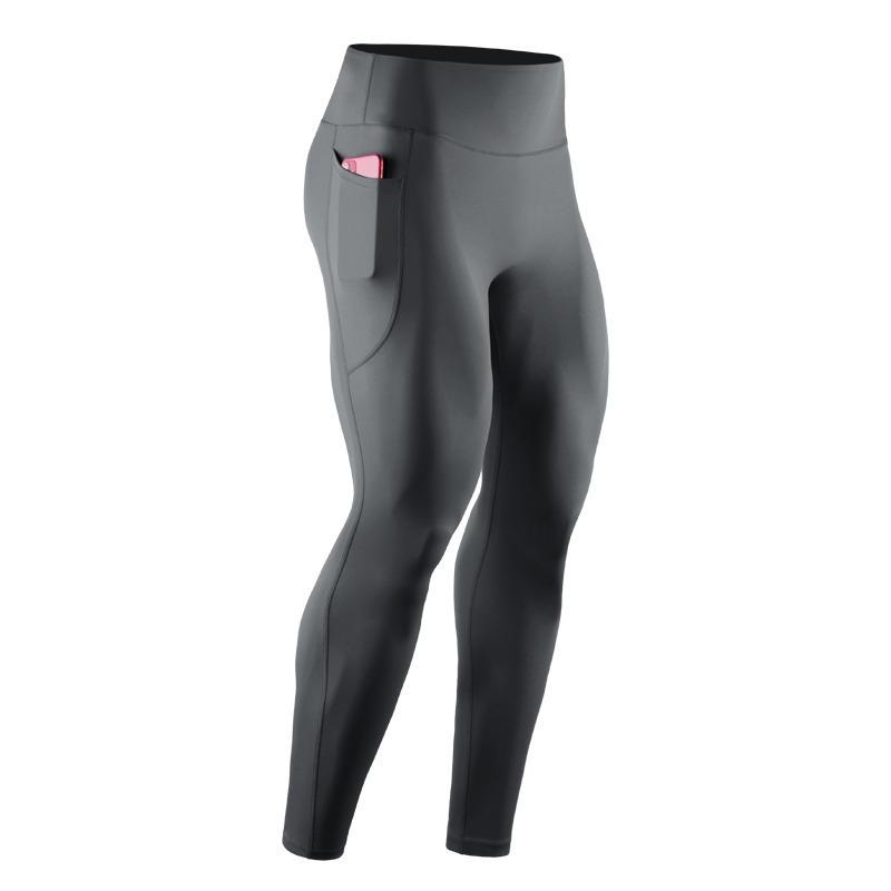Men's High-Waisted Compression Yoga Leggings for Sports and Fitness