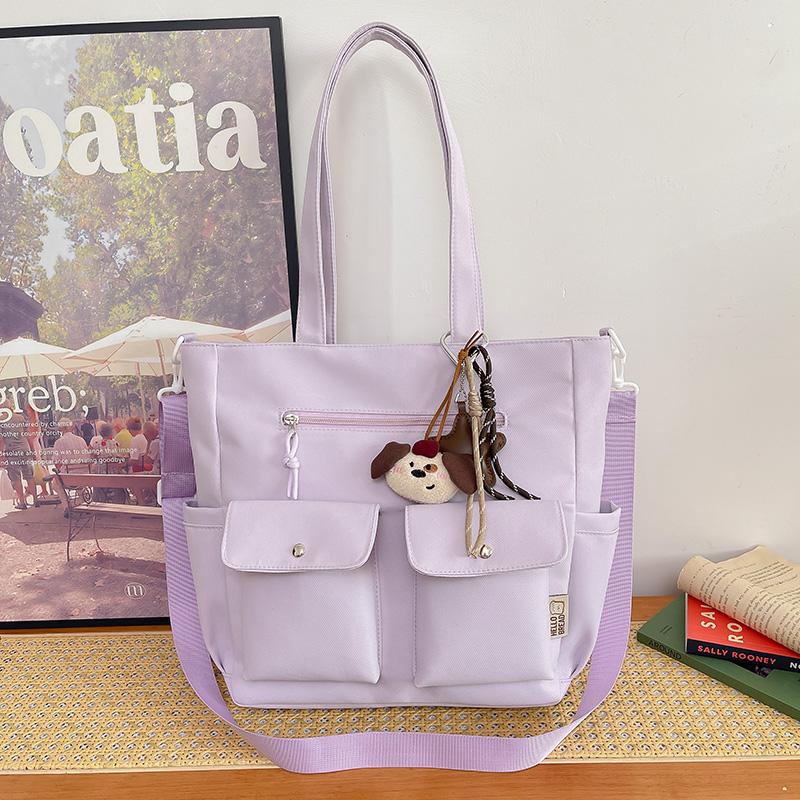 Women's Large Capacity Shoulder Bag Crossbody Bag Student's Handbag