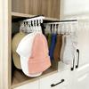 Porta Cappelli Estraibile per Armadio, Porta Appendiabiti con Ganci Scorrevoli con Clip per Reggiseni, Cappelli, Biancheria Intima, Calzini, Sciarpe, Guanti, Fazzoletti