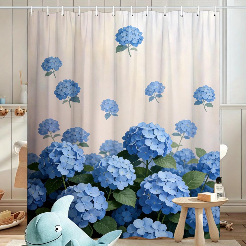 Vibrant Sunflower Field Waterproof Shower Curtain for Bright Bathroom Decor