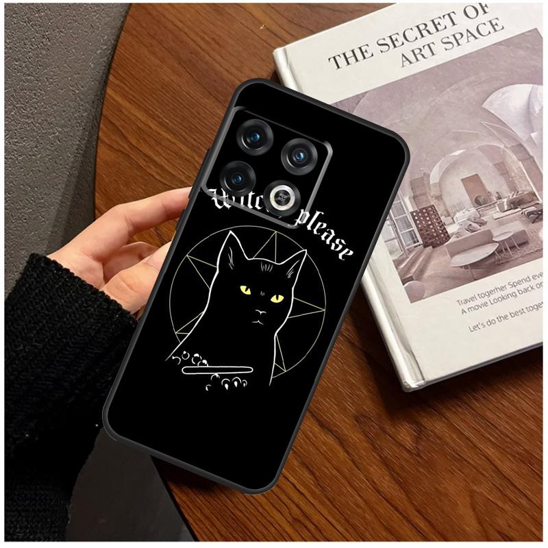 Witch Cat For OnePlus 13R 10R 12R 10T 8T 13T 11 12 13 15 Case For OnePlus Nord 5 CE 2 3 4 Lite N20 N30