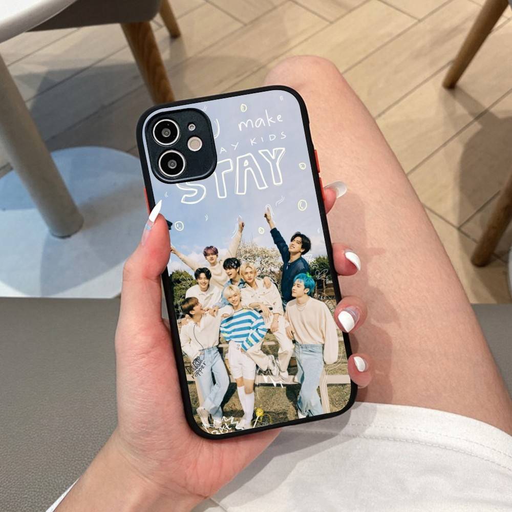 1pc Cool Kpop Singer S-stray K-kids Phone Case For IPhone 14 11 12 13 Mini Pro Max 8 7 Plus X XR XS MAX Translucent Matte Cover
