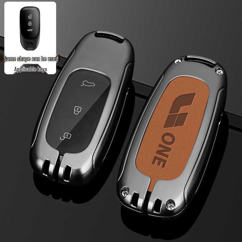 Compatible Ideal L7 Key Cover for 2023 Ideal One L8 Car, Protective Shell with Key Buckle for Men and Women