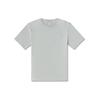 Converse T Shirts Unisex Gray Crew Neck Moderate Straight Fit 10023876-A18