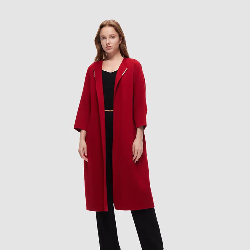 

ELLASSAY Женское простое пальто из смесовой шерсти S