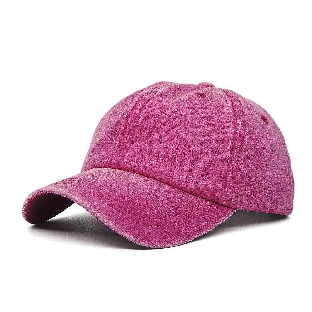 Spring/Summer Pure Color Baseball Caps Unisex Outdoor Leisure Casquette Vintage Sports Visor Hats For Teenagers