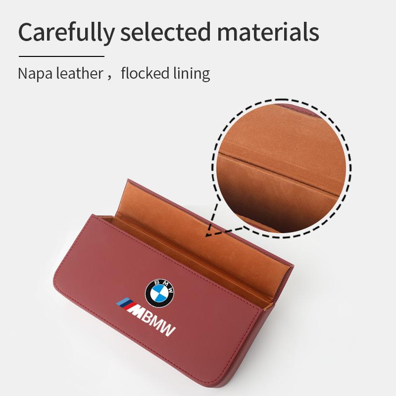 2025 Gorące Akcesoria Samochodowe Kwadratowe Skórzane Pudełko do Przechowywania Akcesoria Do BMW X1 X3 X5 Serii 3 Serii 5 F10 F25 F18 F15 F30 G01 G02 G