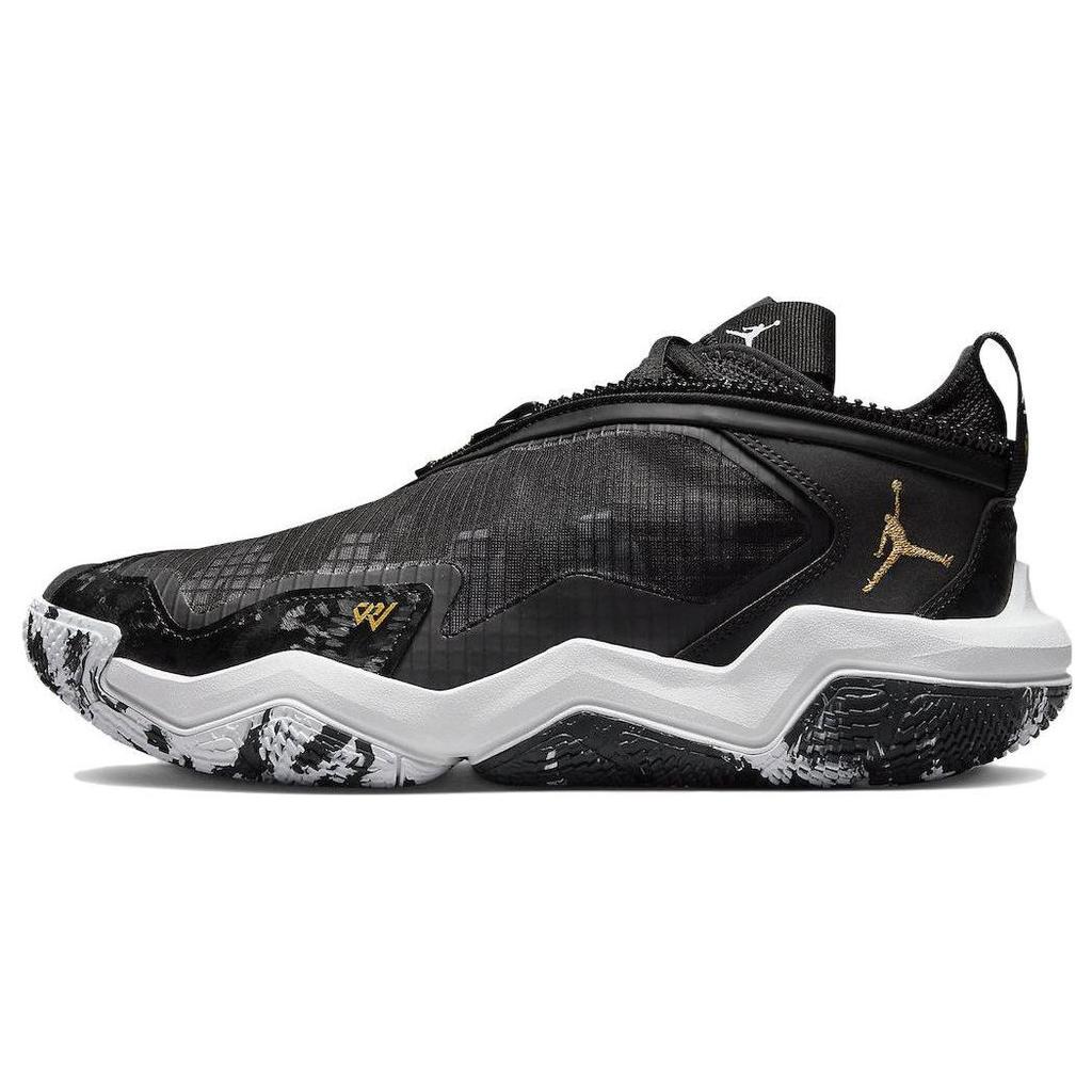 Air Jordan Why Not Zer0.6 Black Gold Men Sneakers Metallic-Gold White DO7189-071