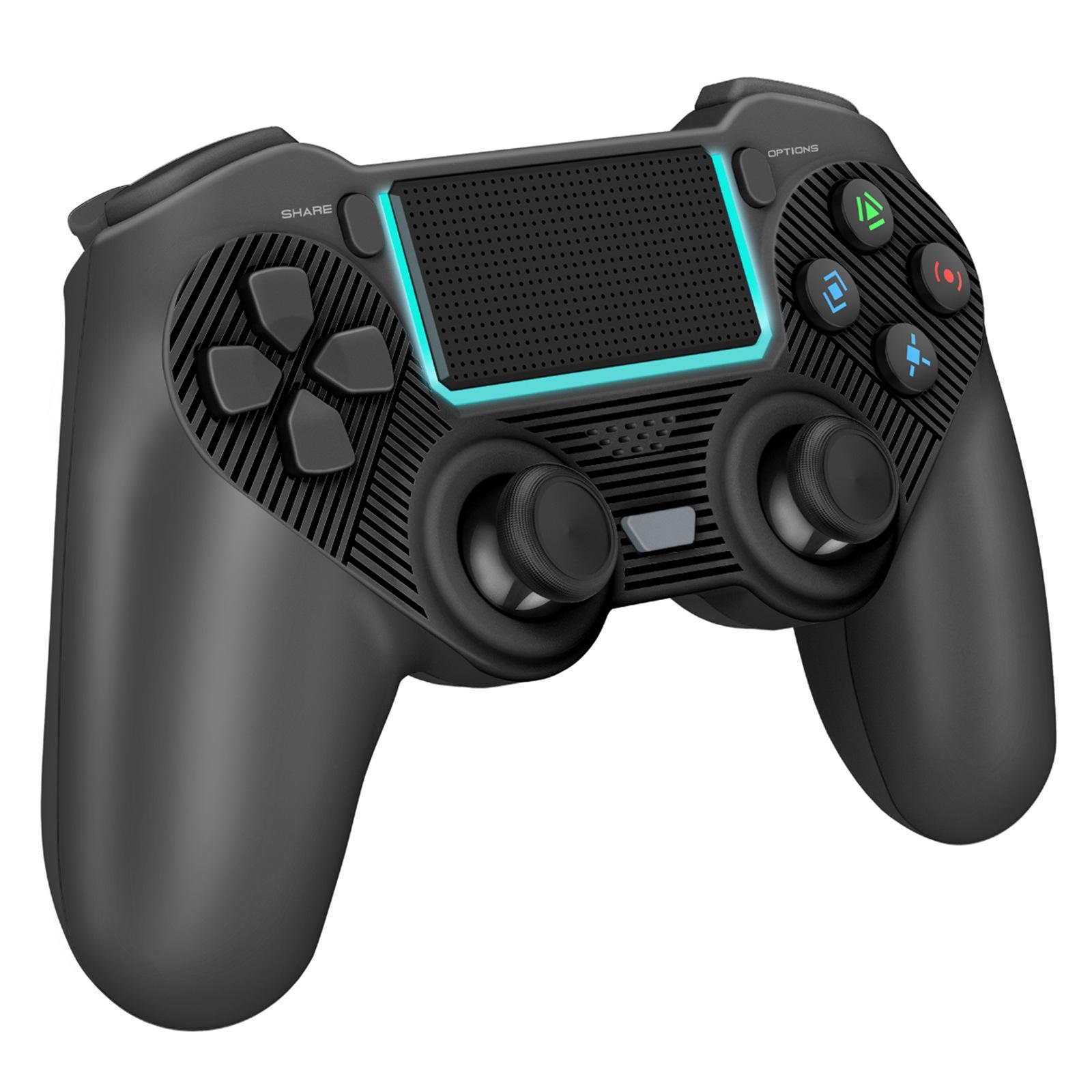 

8957 Bluetooth-compatible Wireless Controller for PS4 Game Consoles Joystick Gamepad with LED Light/3.5mm Audio Port Support Dual Motor Dual Vibration A