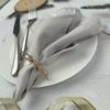 4PCS 30X45CM Cloth Napkins 100% Cotton Fabric Dinner Kitchen Towels Table Design Mat Weddings Baby Shower Christmas Decoration
