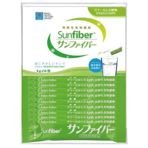 

Official Exclusive: Sun Fiber, 6g x 14 packets, 2-week trial (1 packet per day). Guar Gum Hydrolysate, Fermentable, Soluble Dietary Fiber, Healthy for