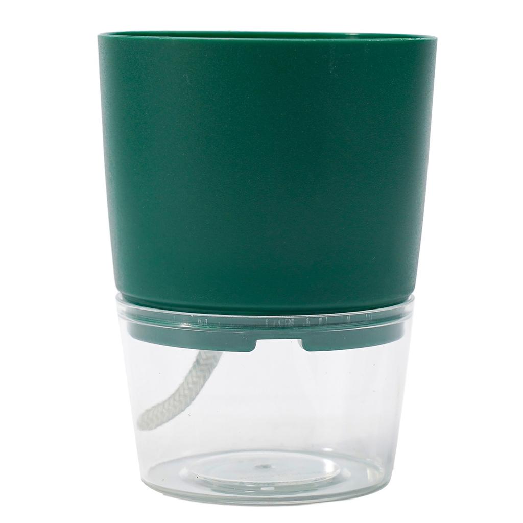 Blumentopf, 8,8 cm x 6,8 cm x 11,6 cm, Pflanztopf, Kunststoffharz