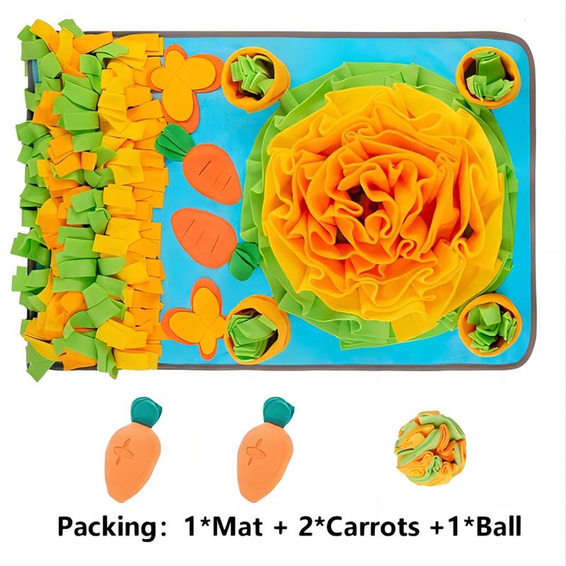 

Large Pet Foraging Mat Interactive Dog Toy Sniff and Treat Mat for Dogs Promote Stimulation Suitable for All Breeds Dog Mat 80x50cm