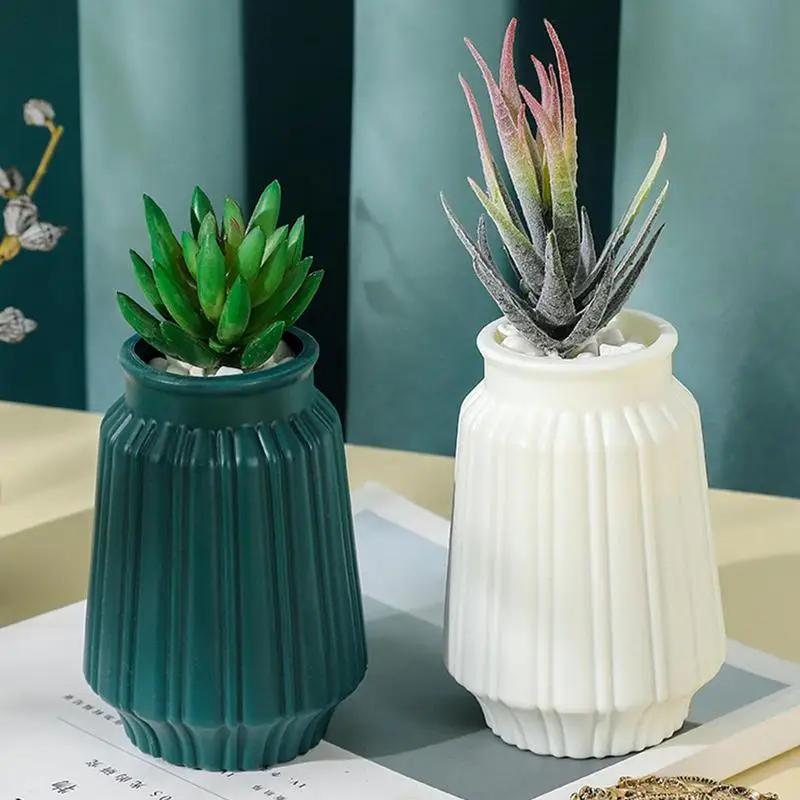 4.84 Inch Simple Modern Flower Vase White Ceramic Chinese Style Designed Flower Vase Unique Pottery Vases For Artificial Flowers