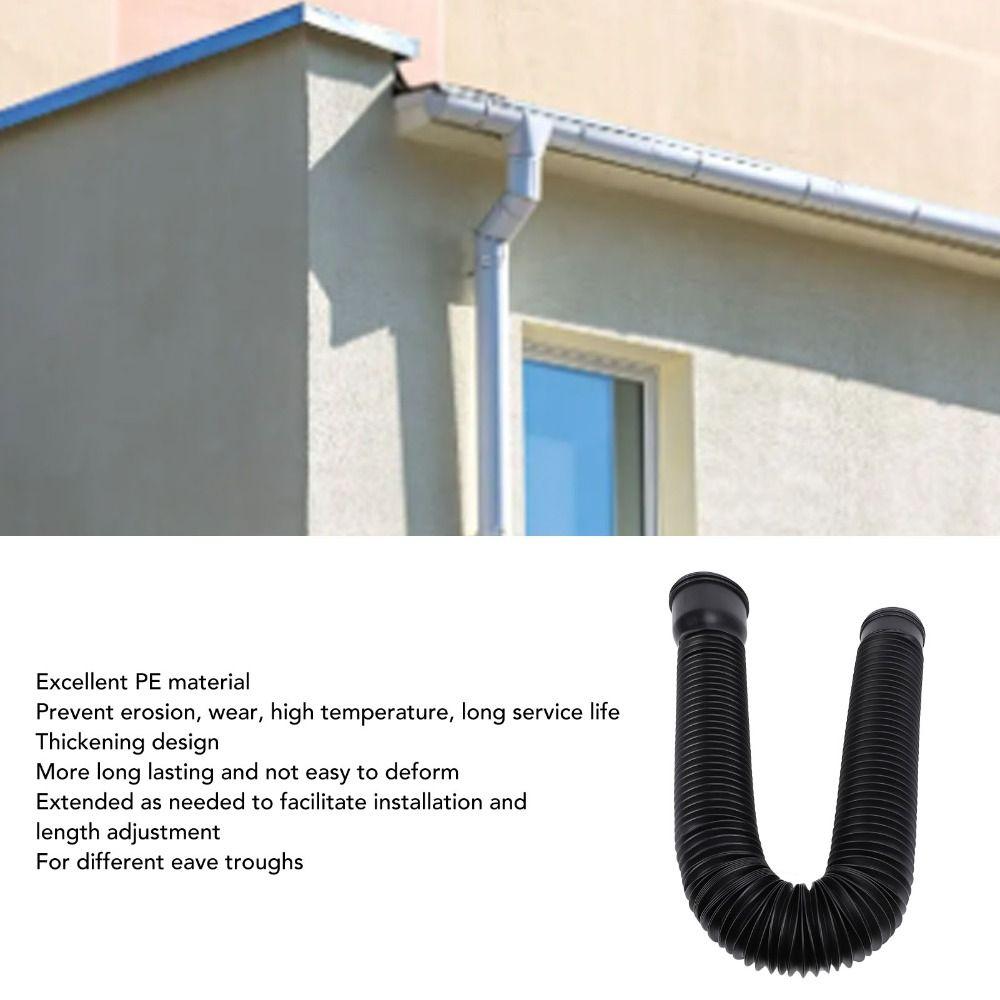 Round Extendable Drain Away Extender Screws Included Downspout Diverter Garden