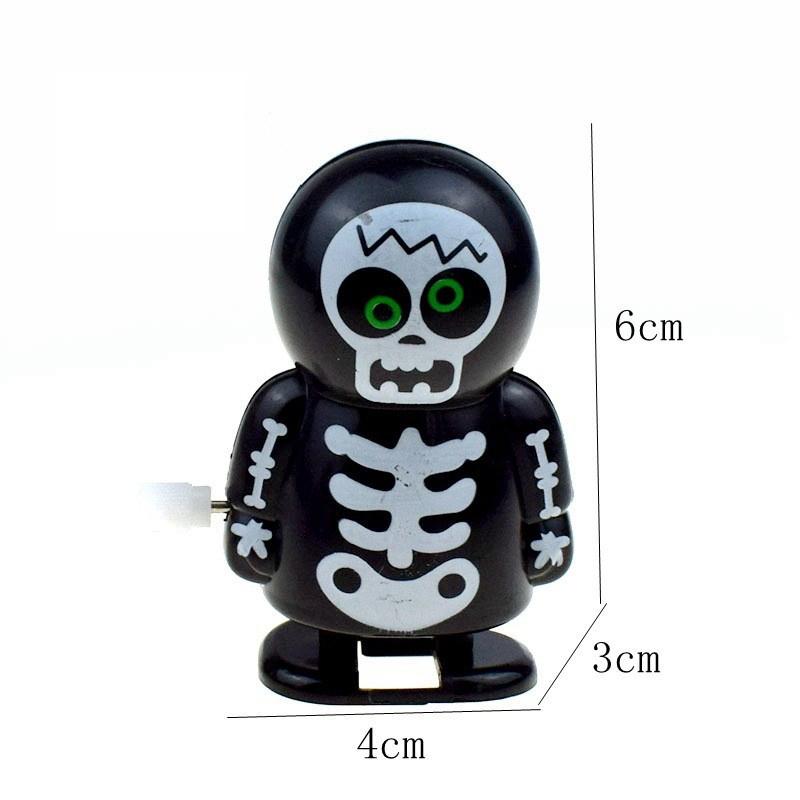 Retro mechanické natahovací kovové chodící skákání halloween dýňový skok duch netopýr robot mechanické hračky párty dekorace dárek