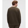 Lululemon Textured Knit Crewneck Sweater Olive Brown