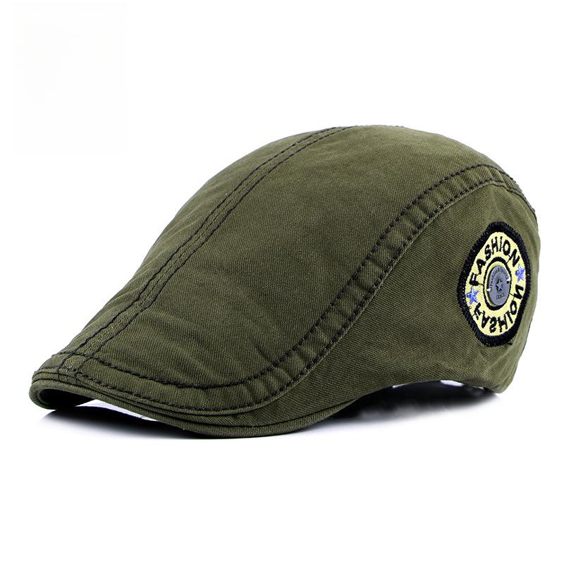 2025 Korean Version of The Fashion New Cap Women's British Style Versatile Cotton Beret Men's Casual Forward Hat Universal Tide