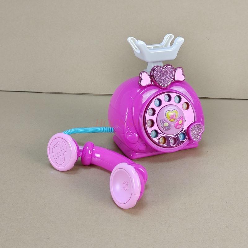 Puzzle Mädchen Baby Telefon 2-3 Jahre Alt Kinder Telefon Spielzeug Prinzessinnen Telefon Emulation Festnetz Telefon Frühe Bildung