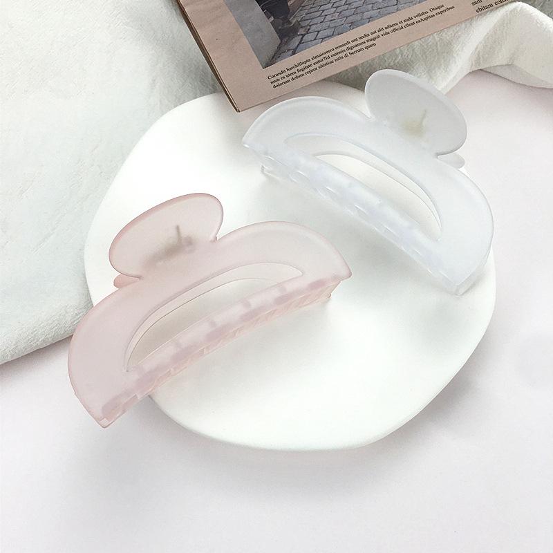 Korean Candy Color Hair Claw Clip - Summer Updo Shark Hairpin