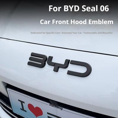 Pro BYD Seal 06 DMI Auto Přední Kapota Znak Modifikace Černý Bojovník Zadní Znak Auto Uhlíková Vlákna Znak Krycí Styly Logo