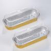 10pcs Thickened Rectangle Muffin Cupcake Party Tray Brown Letters Baking Cup Case Cupcake Liner Party