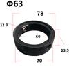 Vastagabb 25 32 38 51 63 76mm EPDM VMQ Tömítés Tömítőgyűrű Csík 1,5"-3" Tri Clamp Pillangószelephez Házi Sörfőzés