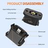 Base de Carregamento Multifuncional para DJI Osmo Pocket 3 com Furo de Parafuso 1/4" e Interface Dobrável GoPro Adaptador Ultraleve 18g
