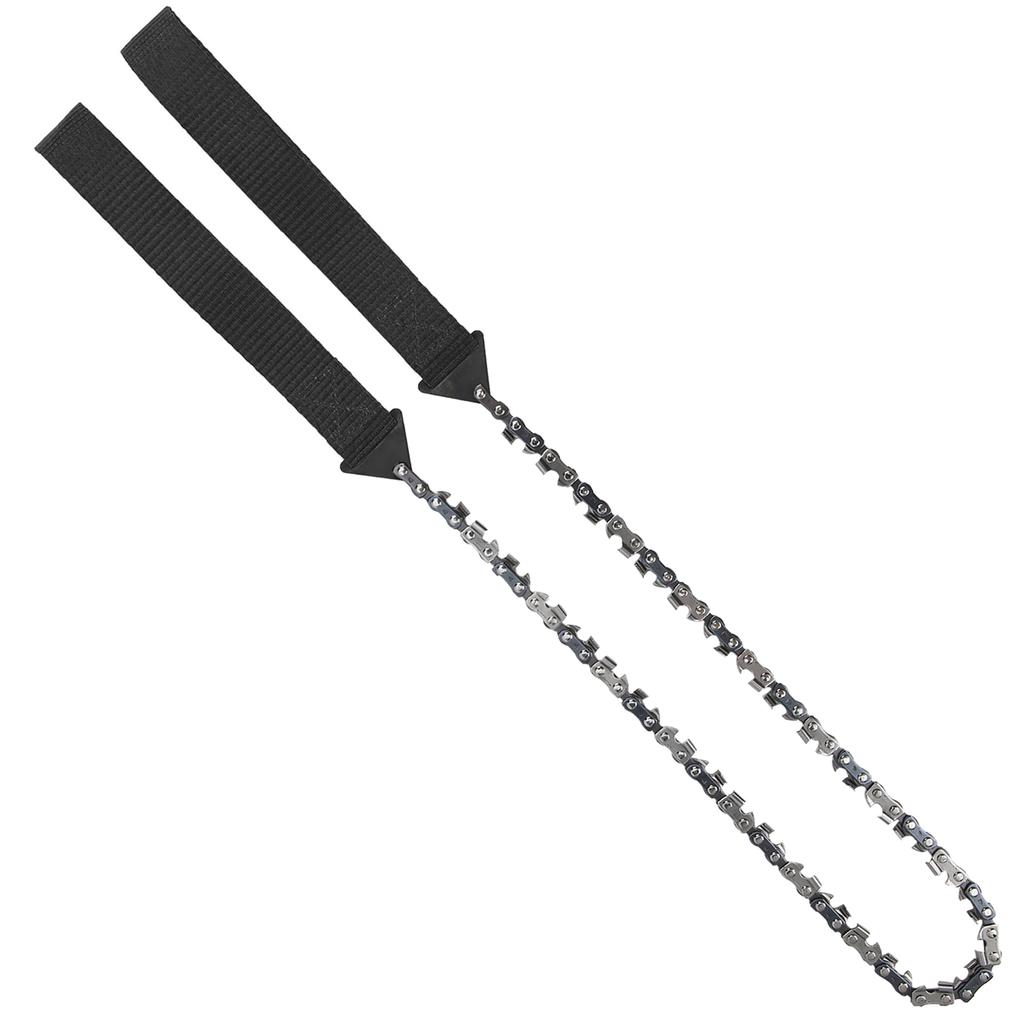 Outdoor Mini Portable Hand Chain Saw Survival 33t Logging Camping Pocket Saw Toolblack