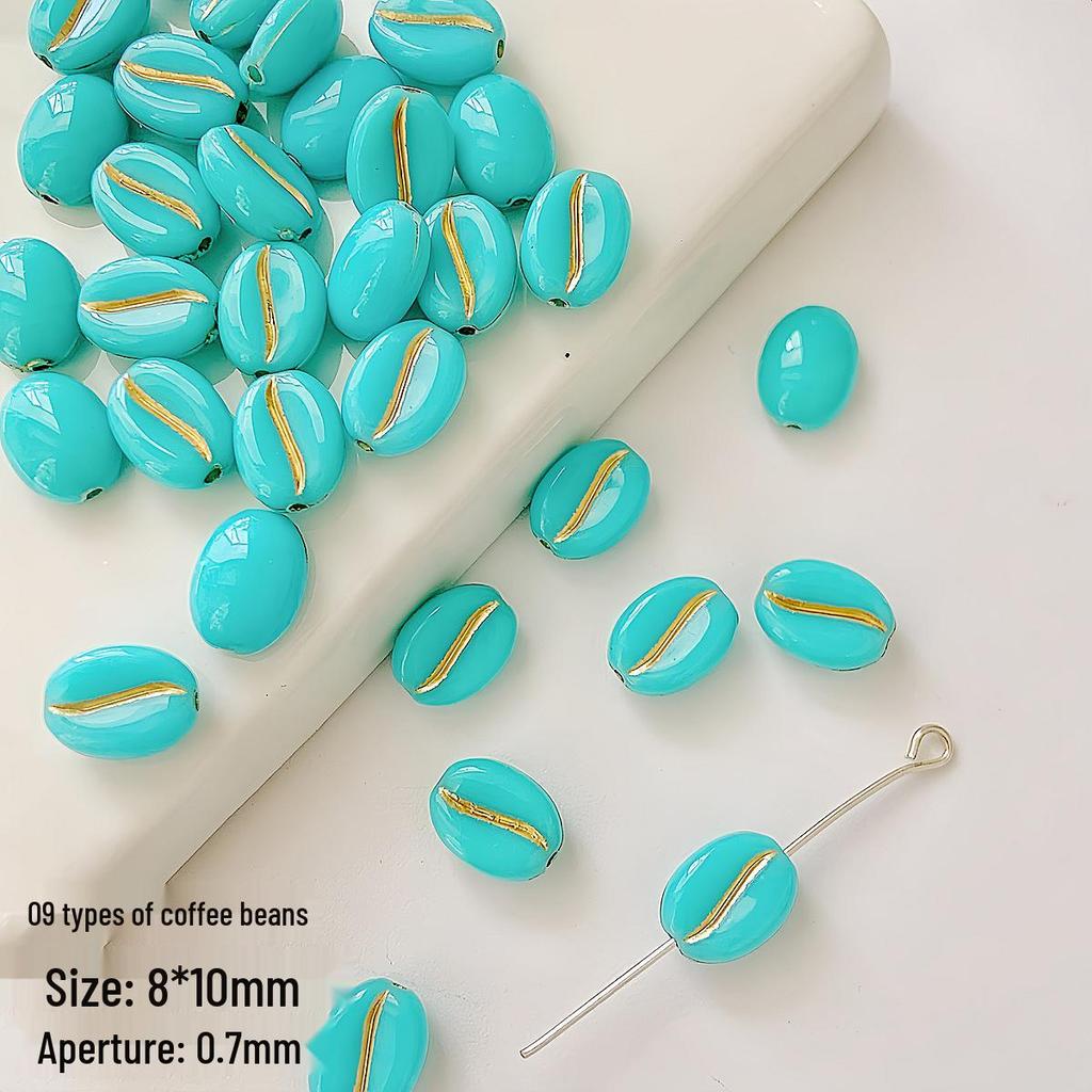 Czech-Style Coffee Bean Beads: DIY Jewelry Beading Supplies for Bracelets, Necklaces, Earrings