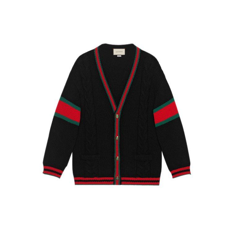 GUCCI Oversize Cable Knit Cardigan 497037-X1561-1082
