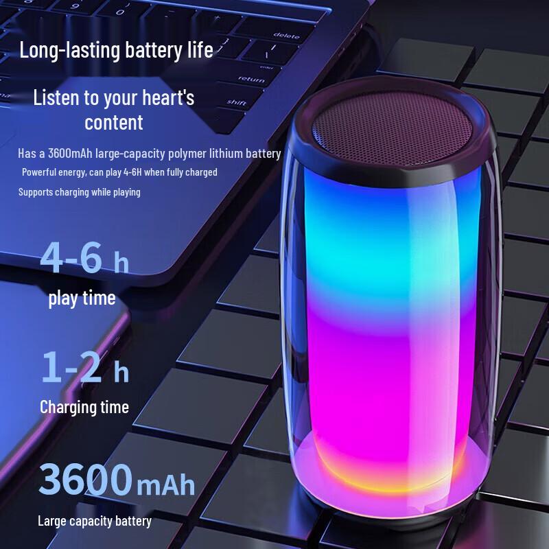 Newman BS02 Portable Bluetooth Speaker with RGB Lighting