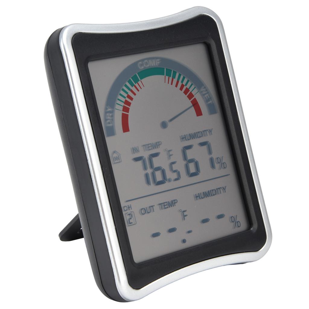 Wireless Digital Thermometer Hygrometer Indoor Temperature Humidity Meter 50 Celsius 70 Celsius  20percent 99percent RH