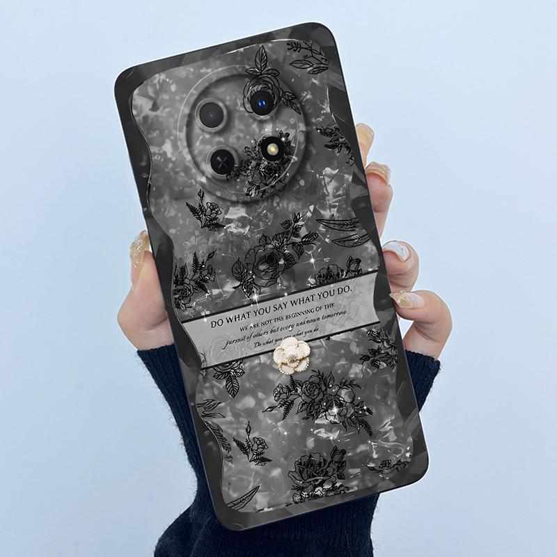 Case For Huawei Nova 14i Phone Case Coque Simplicity Oil Painting Flowers Silicone Soft Back Cover For Huawei Nova14i 14 I Funda