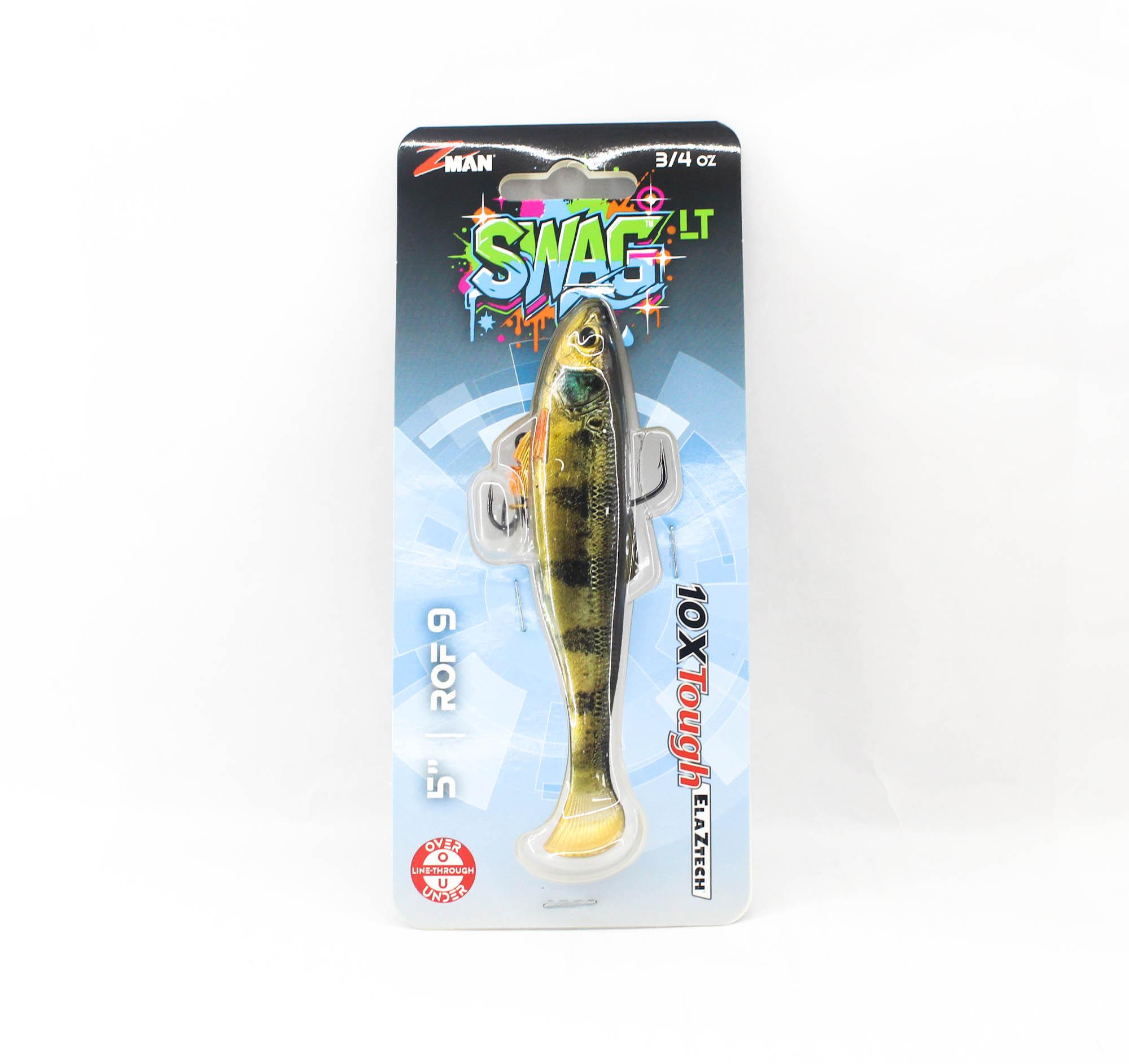 Zman Мягкая приманка Swag Swimbait LT 5 дюймов Окунь (4903)