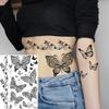 Lotus Henna Mandala Chest Temporary Tattoos For Women Underboob Adult Butterfly Turtle Lion Fake Tattoo Sexy Waterproof Tatoos