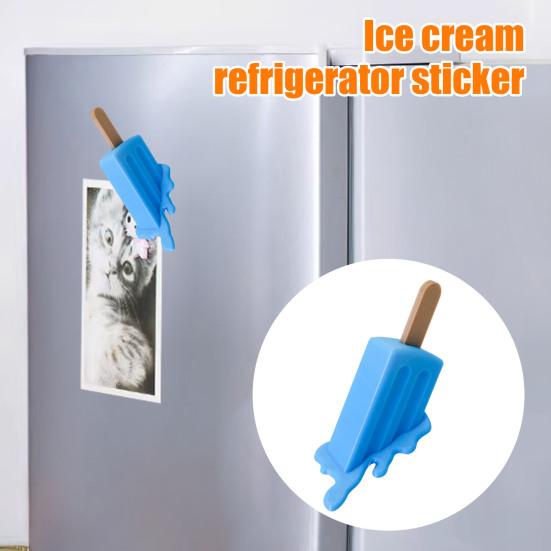 Melting Ice Cream Fridge Magnet DIY Fridge 3D Ice Stick Office Kitchen Locker Magnetic Decoration