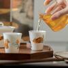 45ML Cat Tea Cup Gongfu Tea Set Smelling Cup Handmade Ceramic Zen Chinese Tea Ceremony